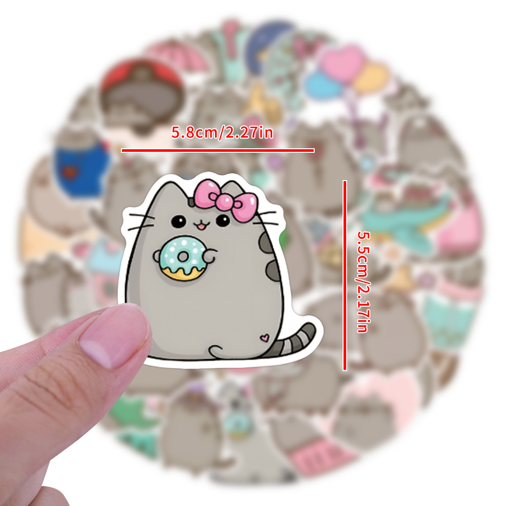 55 stuks Pusheen Anime Sticker - Memo Pad Sticky recensie en prijs