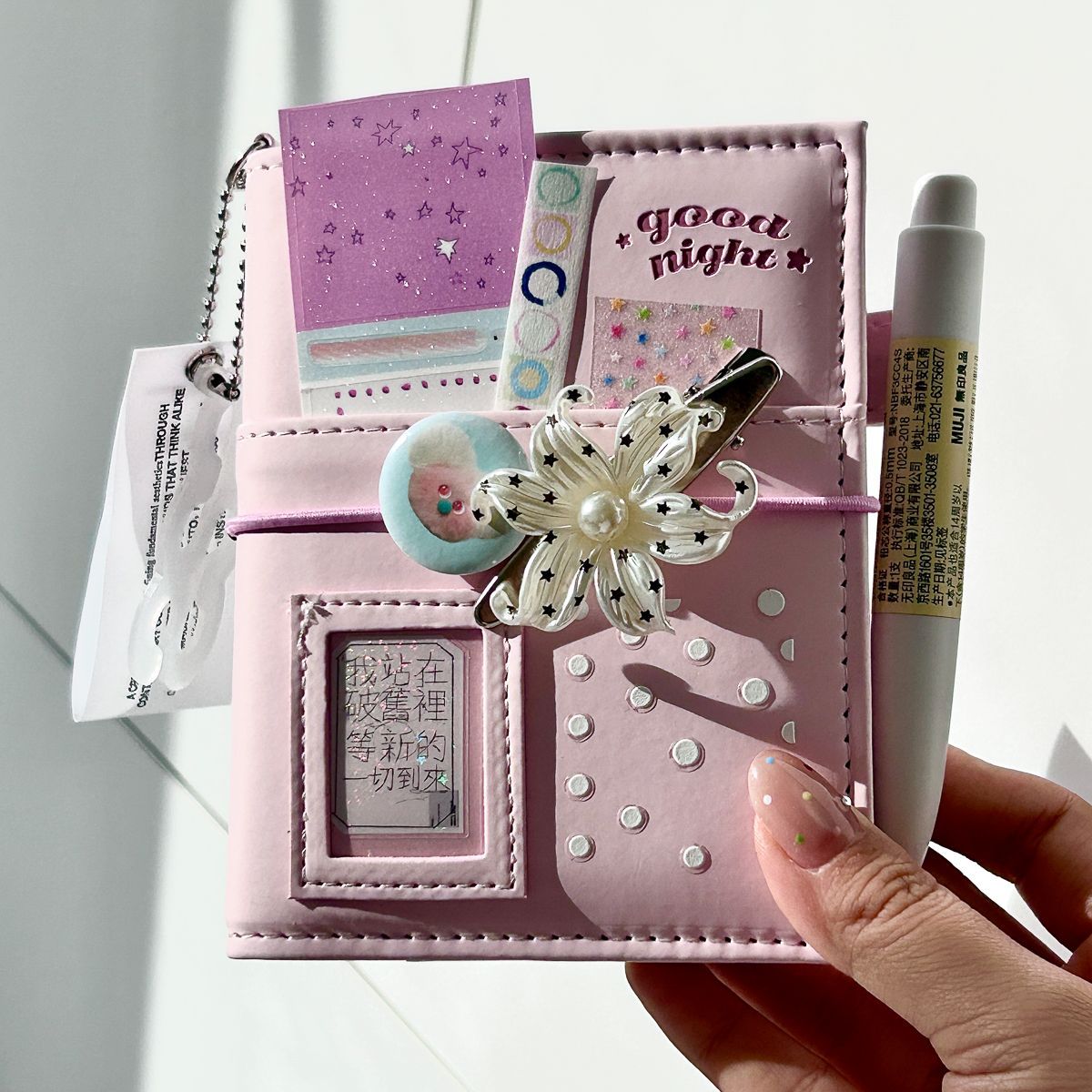Schattig roze M5 losbladig har - Journal Leather Hardcover recensie en prijs