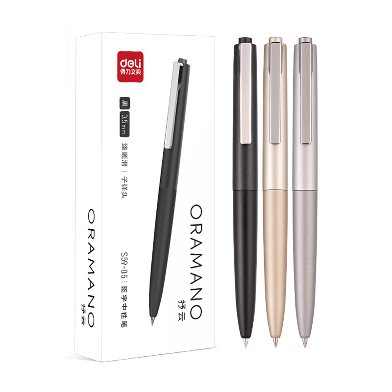 Deli 3pcs 0.5mm/0.7mm Zwarte I - Office Stationery Supply Business recensie en prijs