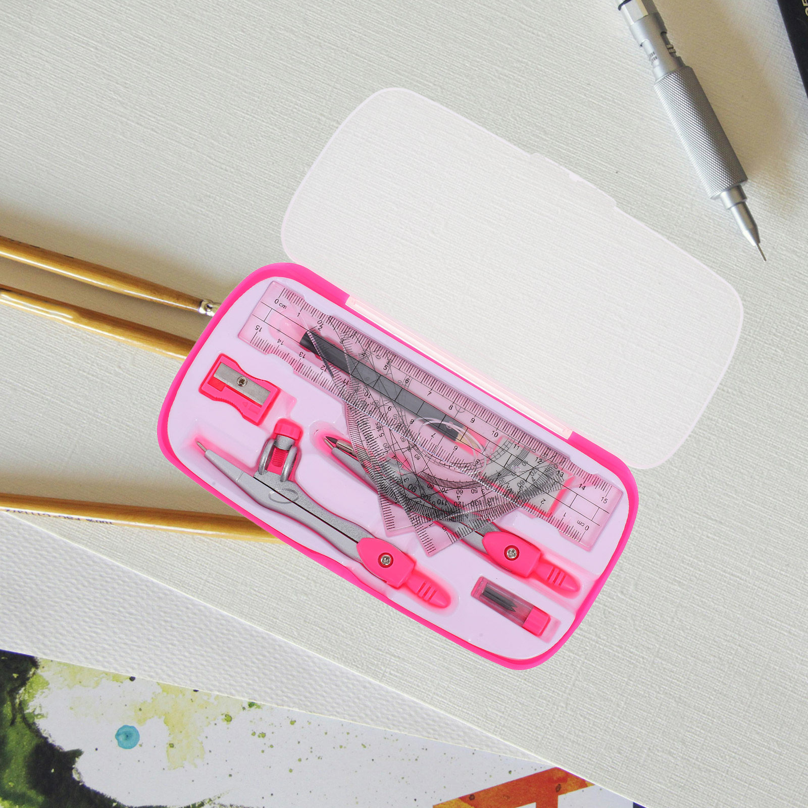 1Set Lichtgewicht draagbare ko - Compass Geometry Set recensie en prijs