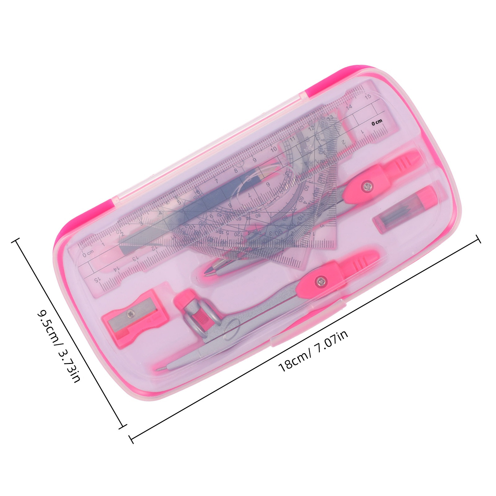 1Set Lichtgewicht draagbare ko - Compass Geometry Set recensie en prijs