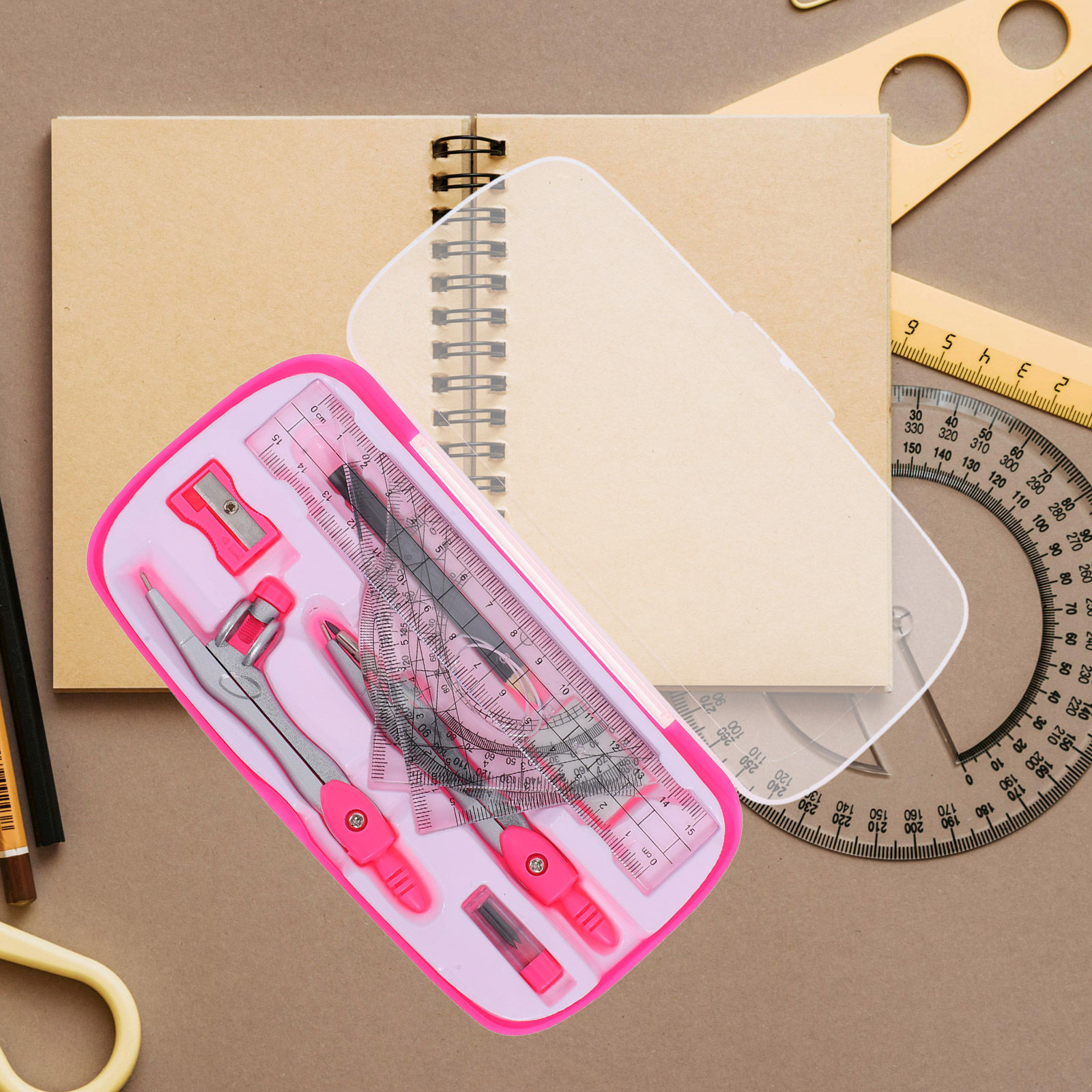 1Set Lichtgewicht draagbare ko - Compass Geometry Set recensie en prijs