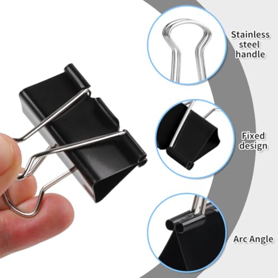 125 stuks gekleurde binderclip - Binder Clip Assorted recensie en prijs