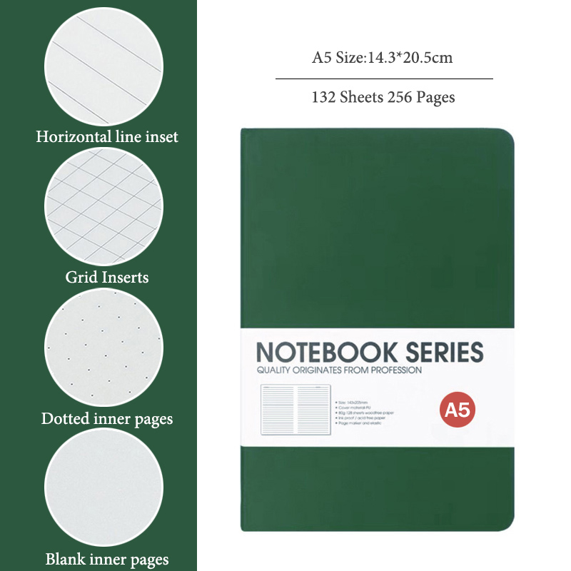 A5-notitieboekjes, 4 soorten b - Notebook Dotted A5 recensie en prijs