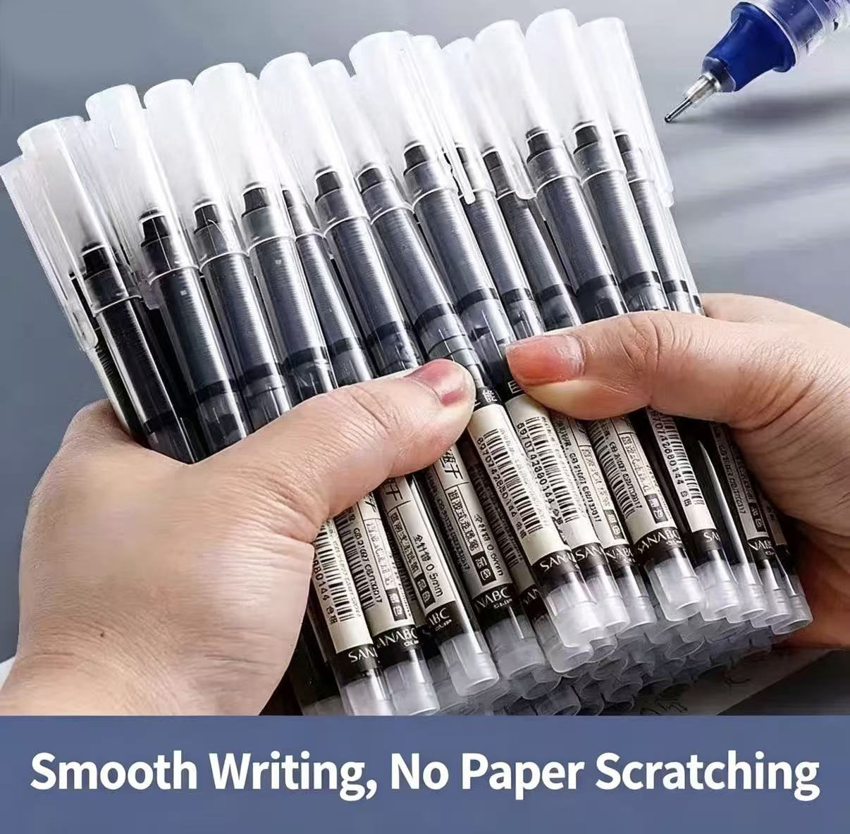 6 Pack Click Gel Pennen 0.5mm  - Gel Ink Pen Set recensie en prijs