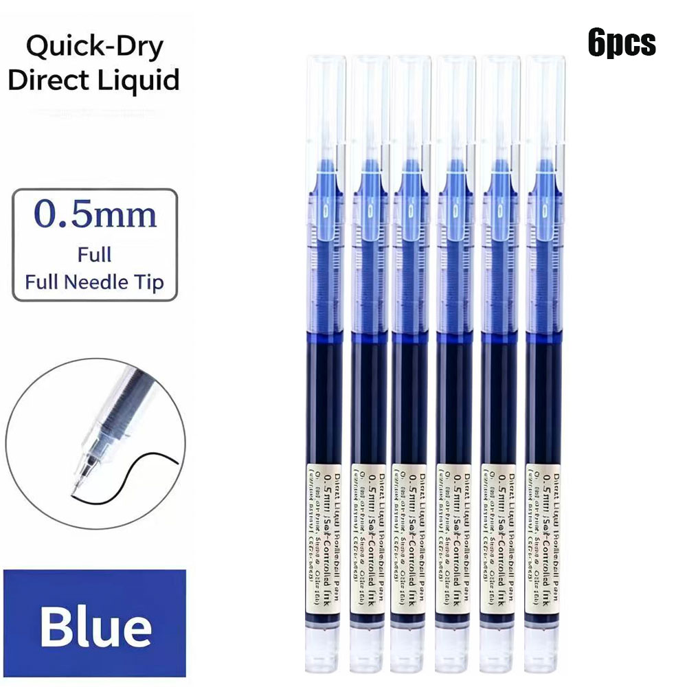 6 Pack Click Gel Pennen 0.5mm  - Gel Ink Pen Set recensie en prijs