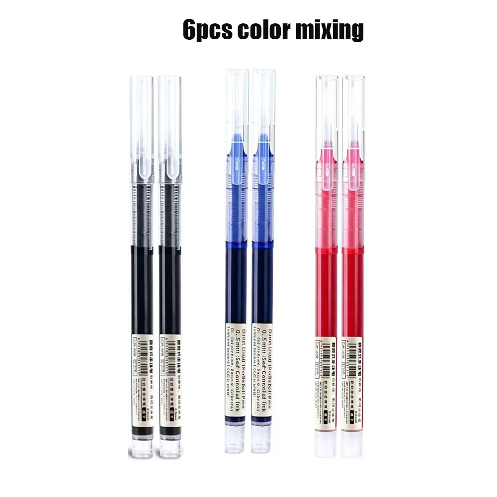 6 Pack Click Gel Pennen 0.5mm  - Gel Ink Pen Set recensie en prijs
