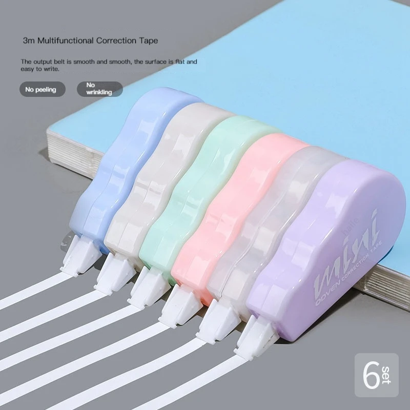 6 stks/pak Correctie Tapes Rel - Correction Tape Roller recensie en prijs