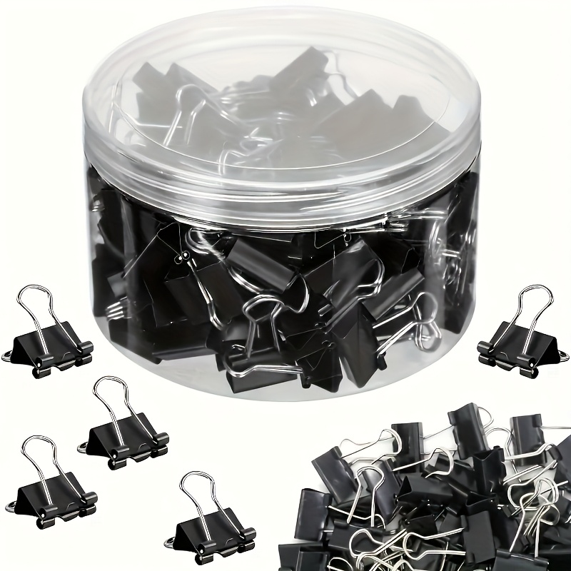 Gekleurde en zwarte binderclip - Stationery Warehouse recensie en prijs