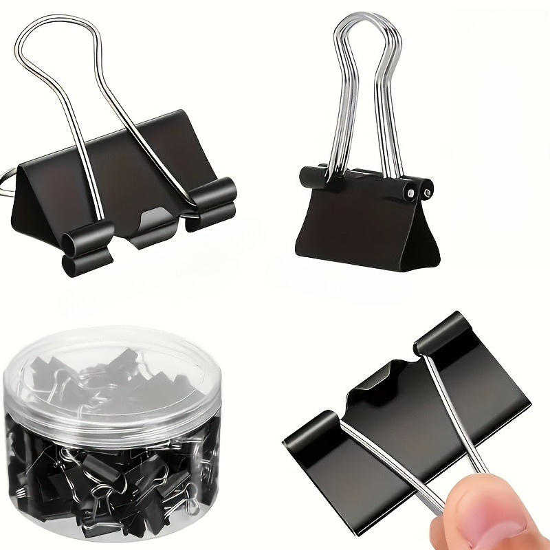 Gekleurde en zwarte binderclip - Stationery Warehouse recensie en prijs