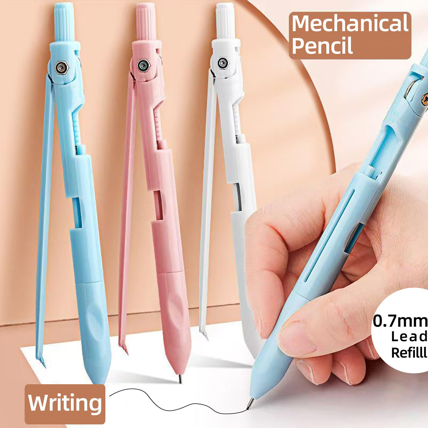 0,7 mm mechanisch potlood geom - Compass Geometry Set recensie en prijs
