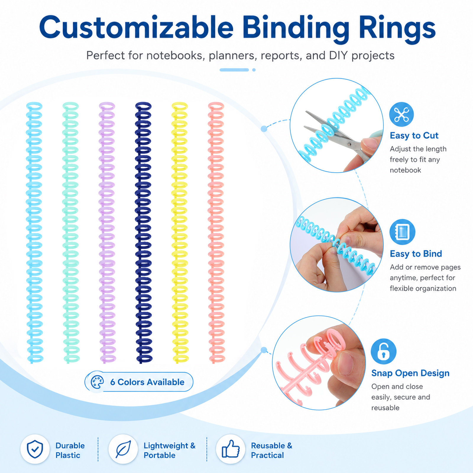12 stuks bindringen van plasti - Binding Comb Plastic recensie en prijs
