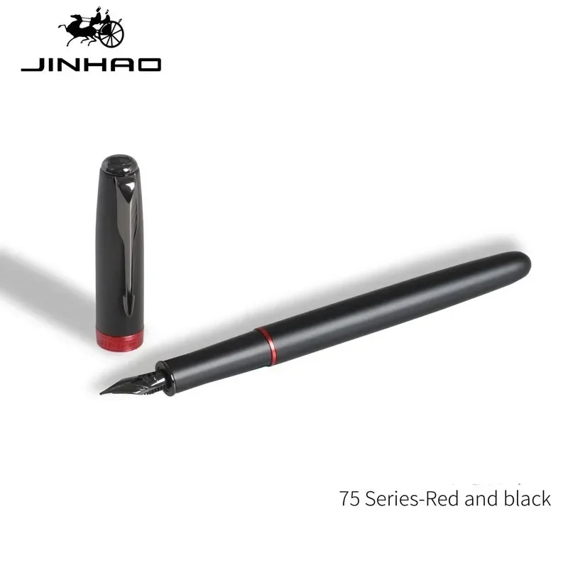 Jinhao 75 Metalen Vulpen Zwart - Office Stationery Supply Business recensie en prijs