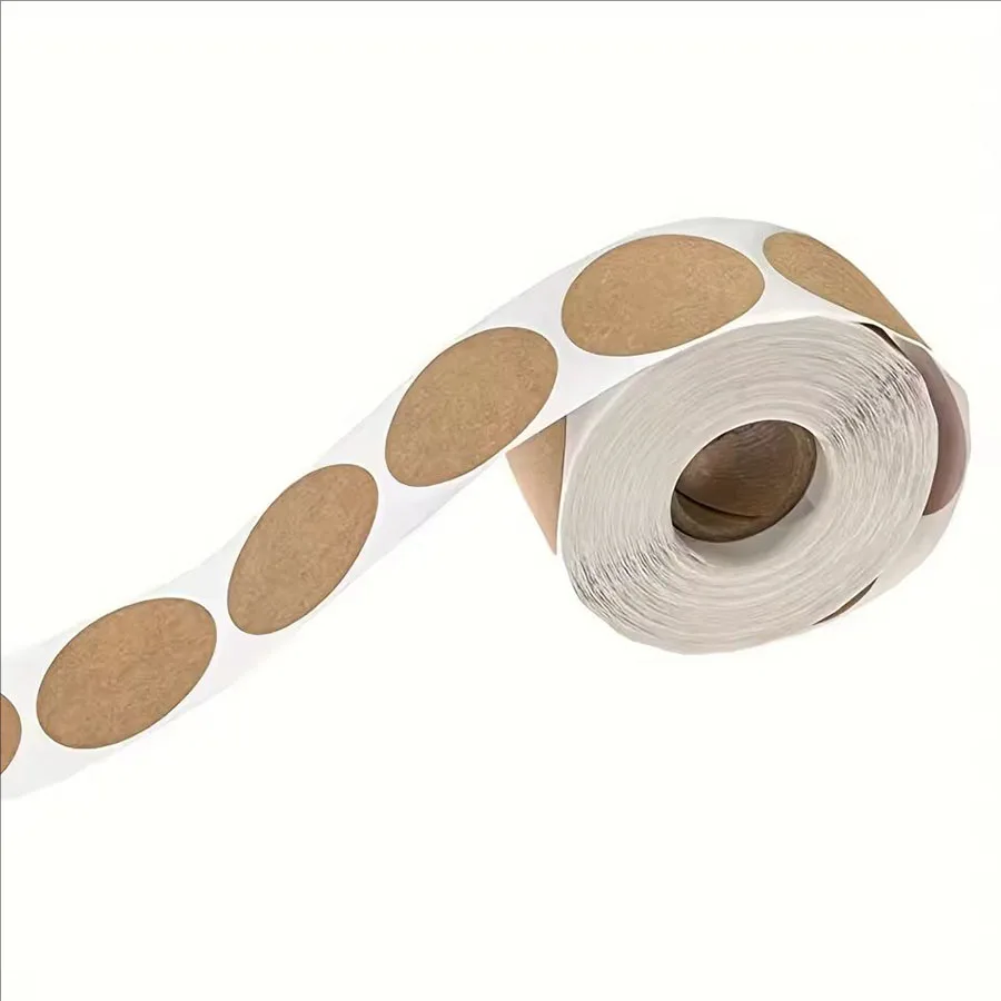 500 Stuks/1 Roll, kraft Ronde  - Sticker Label Roll recensie en prijs
