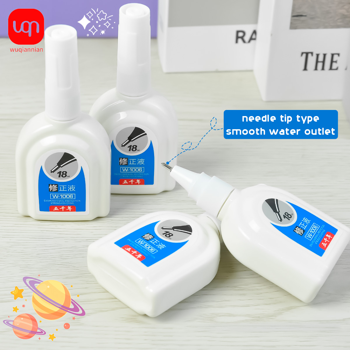 WQN-1/3/6PCS Eenvoudige witte  - Correction Fluid White recensie en prijs