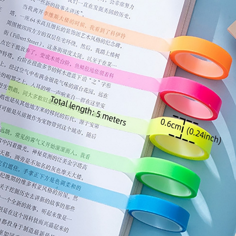 5-rollen veelkleurige beschrij - Correction Tape Roller recensie en prijs