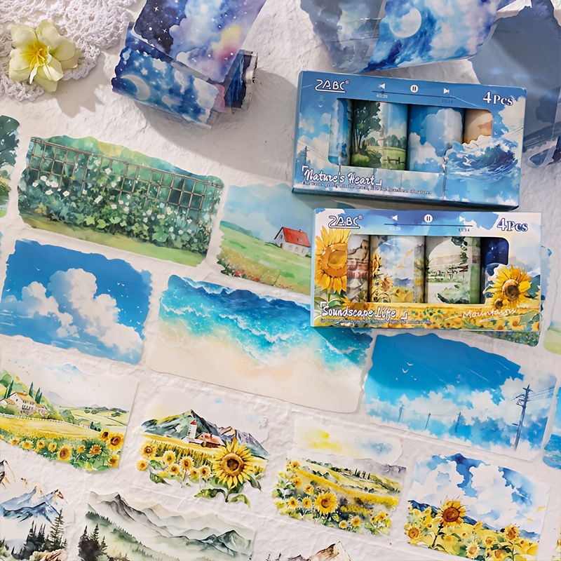 4 rollen landschapspatroon dec - Memo Pad Sticky recensie en prijs