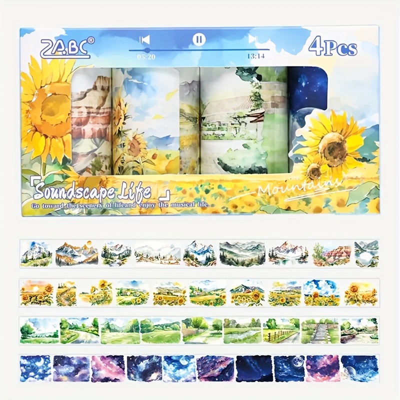 4 rollen landschapspatroon dec - Memo Pad Sticky recensie en prijs