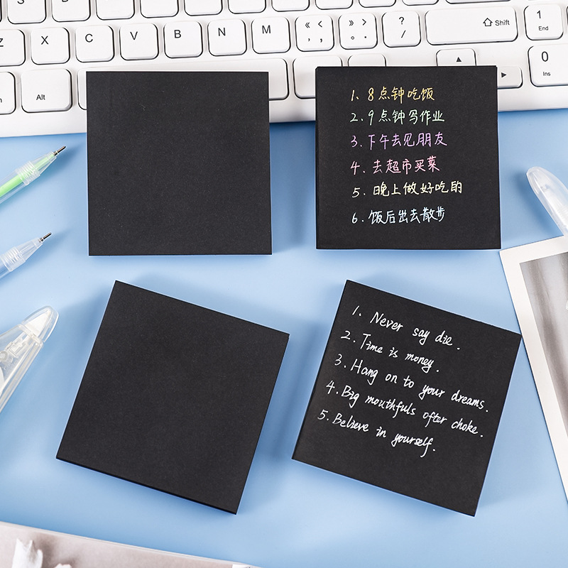 Zwarte N Times Sticky Notes To - Office Stationery Supply List recensie en prijs