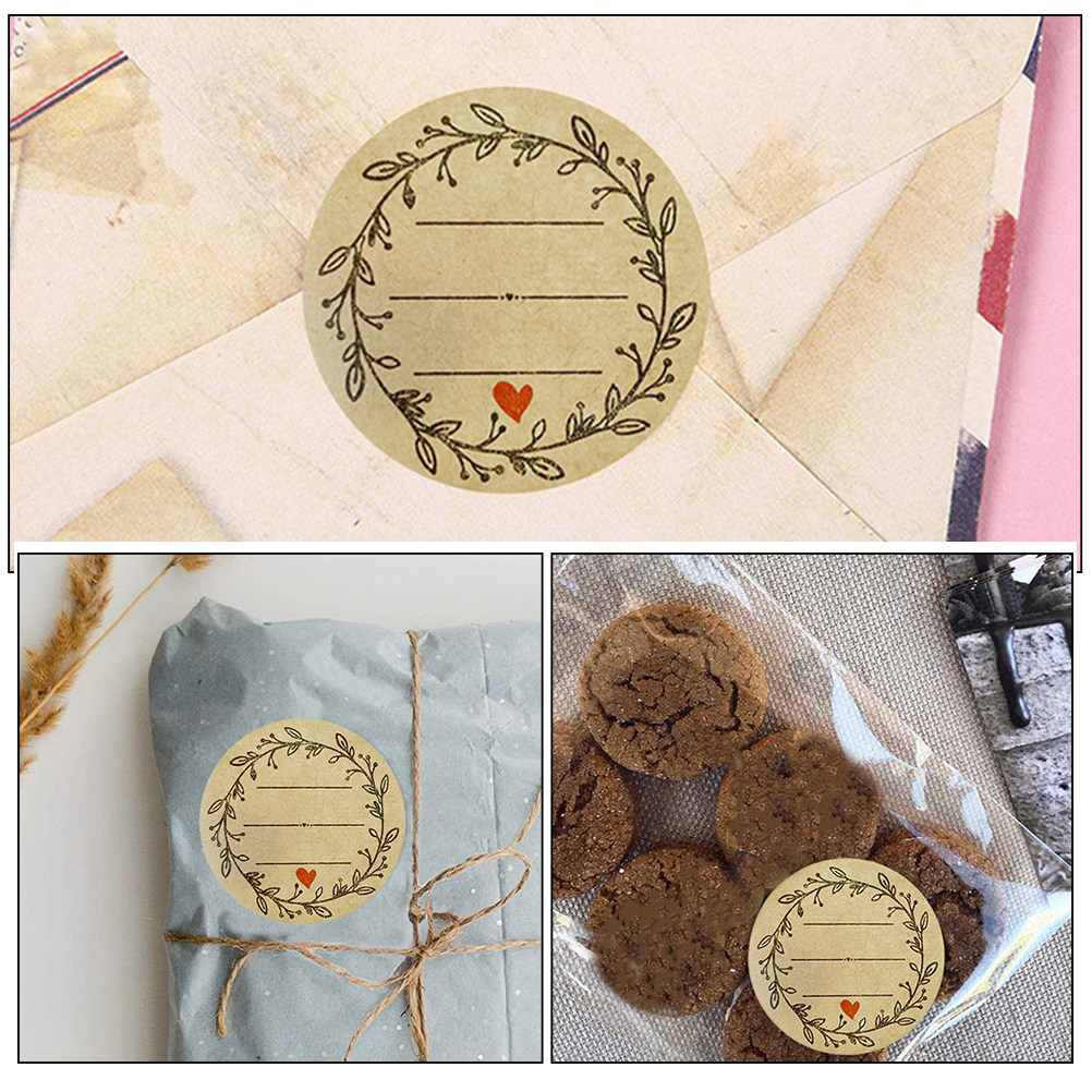 3 Rollen Kraftpapier Ronde Eti - Sticker Label Roll recensie en prijs